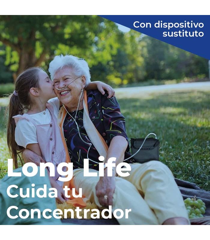 Servicio mantenimiento Long Life Premium Concentradores Oxígeno