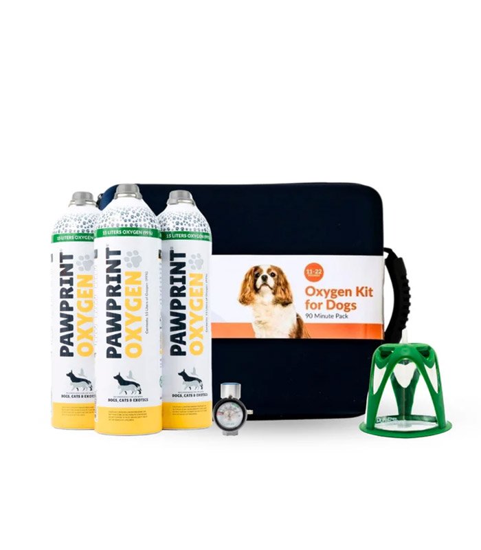 Kit de oxígeno para perros - Pawprint
