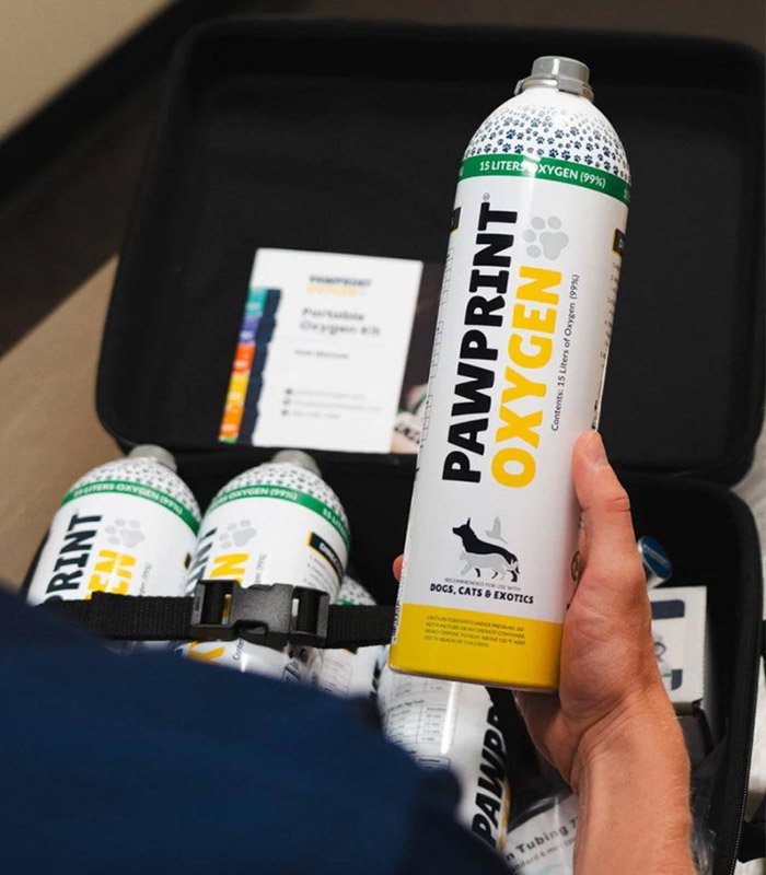 Kit de oxígeno para perros - Pawprint
