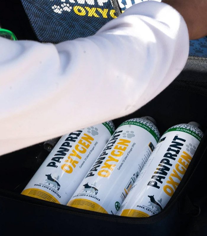 Botella de oxígeno de recarga de 15 litros - Pawprint