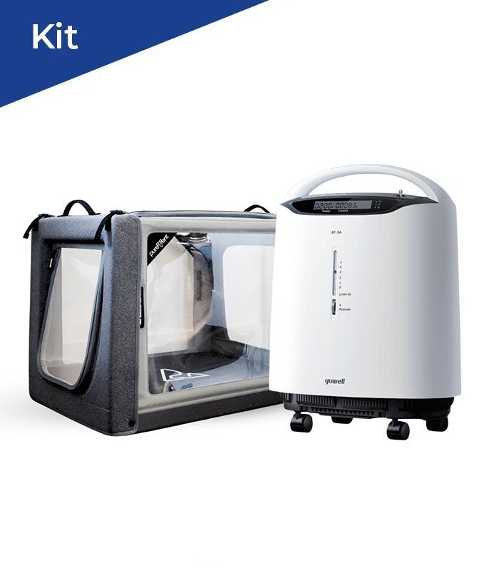 Kit cámara PureVent M 0-14 kg con concentrador Yuwell 8F-5A