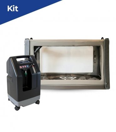 Kit cámara PureVent L 14–30 kg con concentrador Compact 1025 DeVilbiss