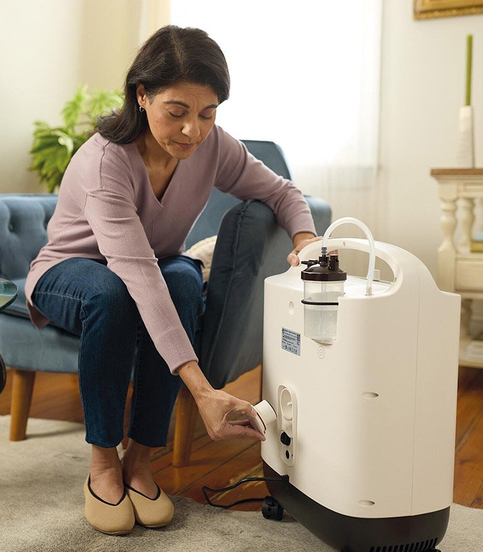 Concentrador de Oxígeno Estacionario Oxygenate 5 - Philips Respironics