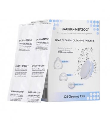 Pastillas limpiadoras para almohadillas de mascara CPAP - Bauer + Herzog