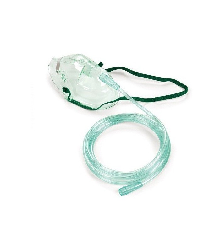 Mascarilla de oxigenoterapia pediátrica sin reservorio